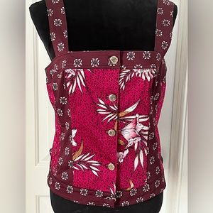 White House Black Market Floral Bodice/Bustier
